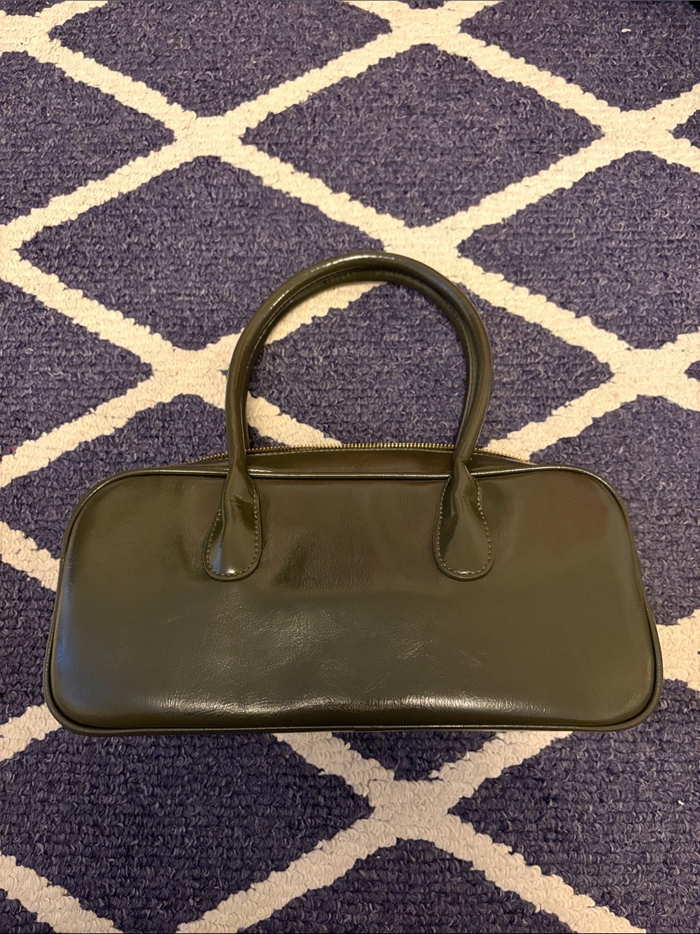 Urban Expressions Olive Green Mini Top-Handle Bag